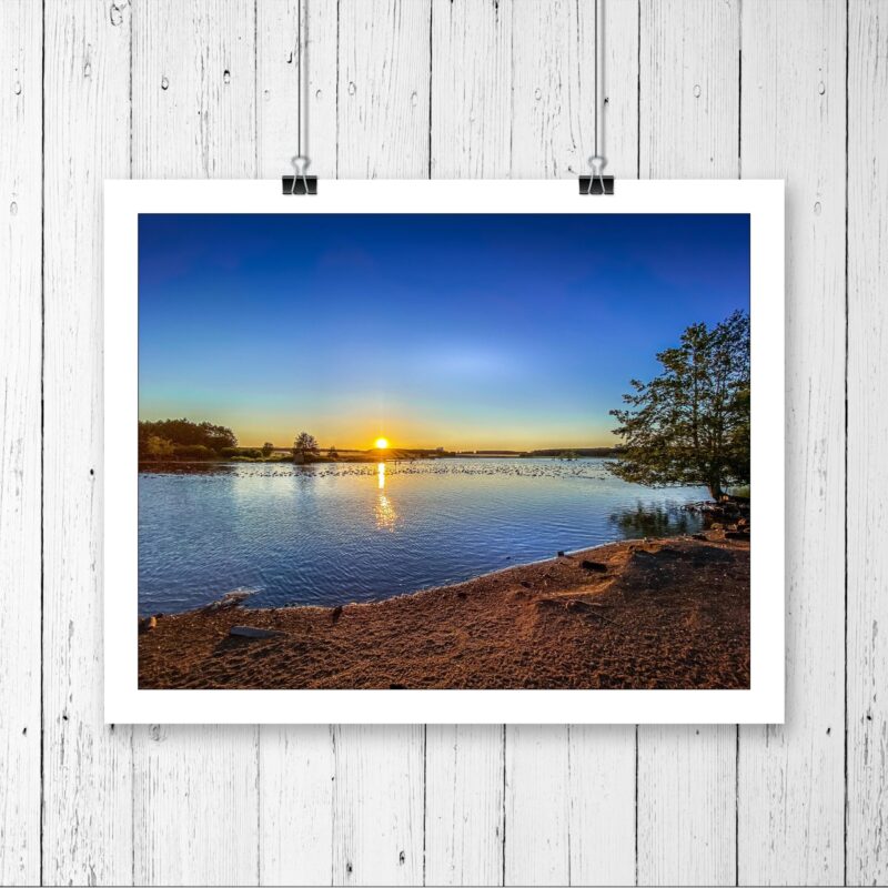 Suffolk Lake Sunset
